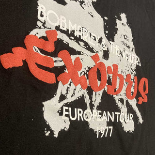 Bob Marley H-Build T-Shirt: Exodus European Tour '77 (Hi-Build)