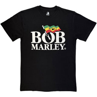 Bob Marley T-Shirt: Logo Mono (Black)