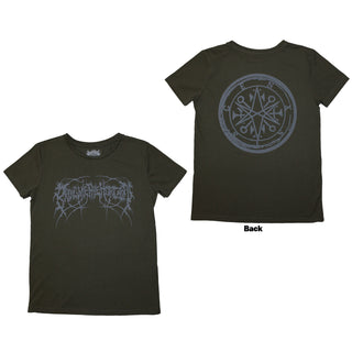 Bring Me The Horizon Ladies T-Shirt: Metal Logo Genxsis (Back Print)