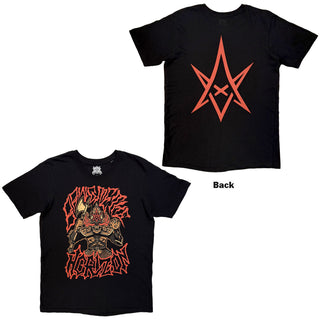 Bring Me The Horizon T-Shirt: Warrior (Black) (Back Print)