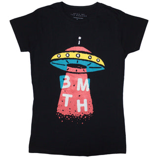 Bring Me The Horizon Ladies T-Shirt: Alien (Black)