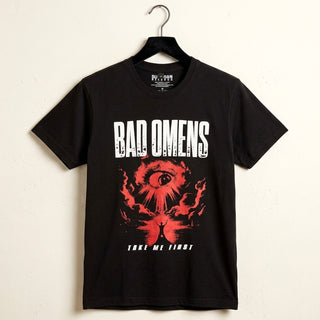 Bad Omens Premium Carbon T-Shirt: Red Eye (Black)