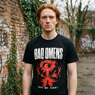 Bad Omens Premium Carbon T-Shirt: Red Eye (Black)