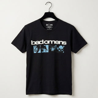 Bad Omens Premium Carbon T-Shirt: Specter Collage (Black) (Back Print)