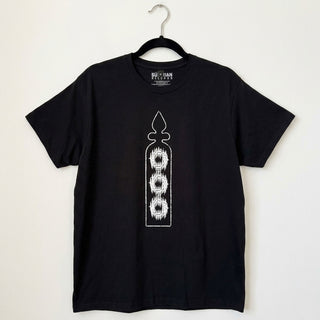 Bad Omens Premium Carbon T-Shirt: Stained Glass (Black) (Back Print)