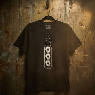 Bad Omens Premium Carbon T-Shirt: Stained Glass (Black) (Back Print)