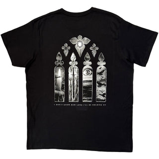 Bad Omens Premium Carbon T-Shirt: Stained Glass (Black) (Back Print)