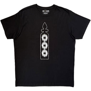 Bad Omens Premium Carbon T-Shirt: Stained Glass (Black) (Back Print)