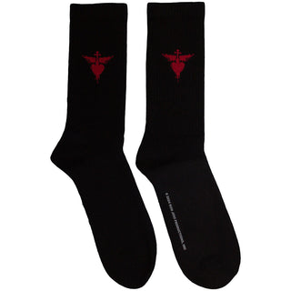 Bon Jovi Terry Socks: Dagger Heart (Black)