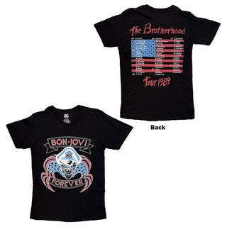 Bon Jovi T-Shirt: The Brotherhood (Black) (Back Print)