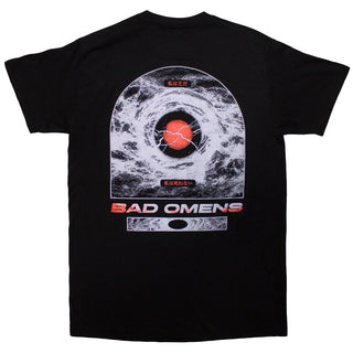 Bad Omens T-Shirt: Lightning Storm (Black) (Back Print)