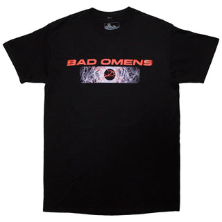 Bad Omens T-Shirt: Lightning Storm (Black) (Back Print)
