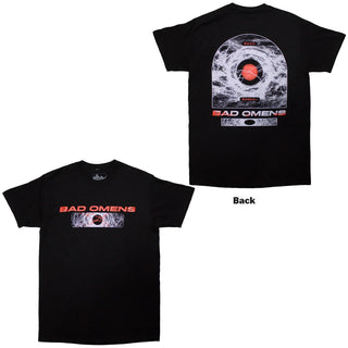 Bad Omens T-Shirt: Lightning Storm (Black) (Back Print)