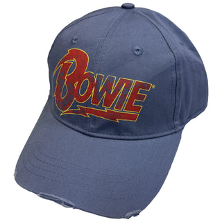 David Bowie Baseball Cap: Flash Logo
