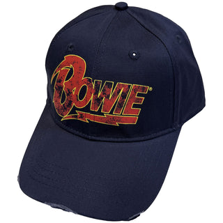 David Bowie Baseball Cap: Flash Logo