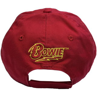 David Bowie Baseball Cap: Flash Logo