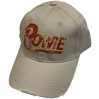 David Bowie Baseball Cap: Flash Logo