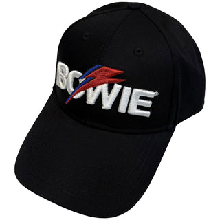 David Bowie Baseball Cap: Aladdin Sane Bolt Logo