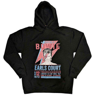 David Bowie Unisex Pullover Hoodie: Earls Court '73