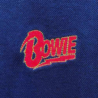 David Bowie Polo Shirt: Flash Logo
