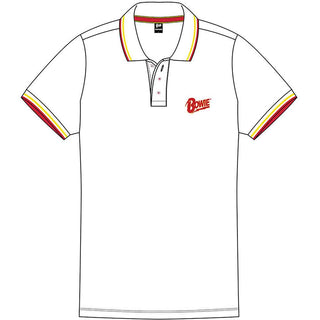 David Bowie Polo Shirt: Flash Logo