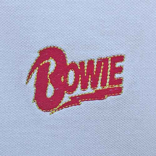 David Bowie Polo Shirt: Flash Logo
