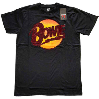 David Bowie Embellished T-Shirt: Diamond Dogs Logo