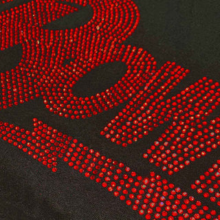 David Bowie Embellished T-Shirt: Logo
