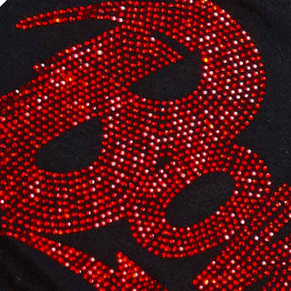 David Bowie Embellished T-Shirt: Logo