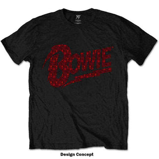 David Bowie Embellished T-Shirt: Logo