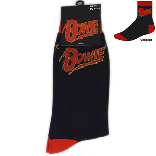 David Bowie Ankle Socks: Logo (UK Size 7 - 11)