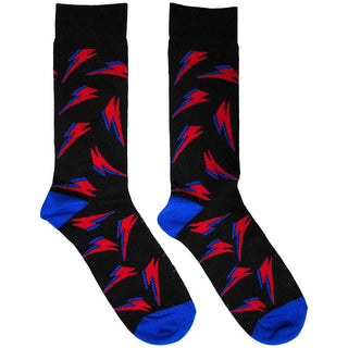 David Bowie Unisex Ankle Socks: Flash Pattern