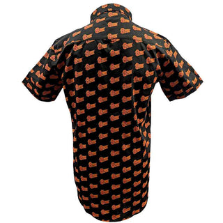 David Bowie Casual Shirt: Logo Pattern (All Over Print)