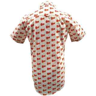 David Bowie Casual Shirt: Logo Pattern (All Over Print)