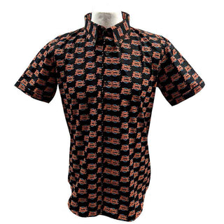 David Bowie Casual Shirt: Logo Pattern (All Over Print)