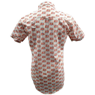 David Bowie Casual Shirt: Logo Pattern (All Over Print)