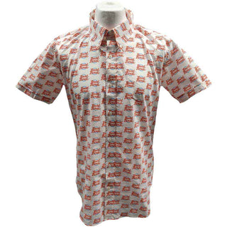 David Bowie Casual Shirt: Logo Pattern (All Over Print)