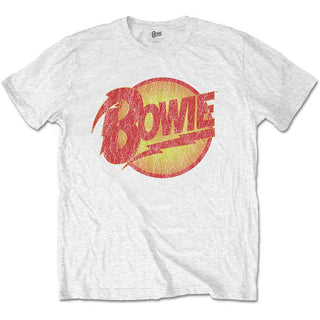 David Bowie Unisex T-Shirt: Vintage Diamond Dogs Logo