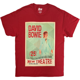 David Bowie T-Shirt: Oxford (Red)