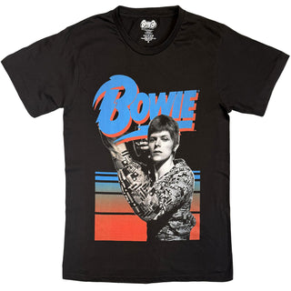 David Bowie T-Shirt: Retro Bowie (Black)
