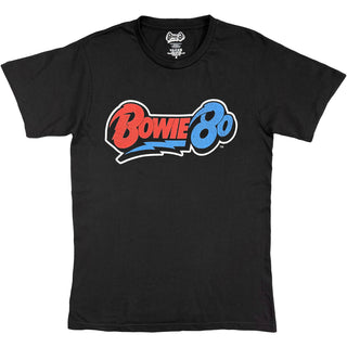 David Bowie T-Shirt: 80 Logo (Black)