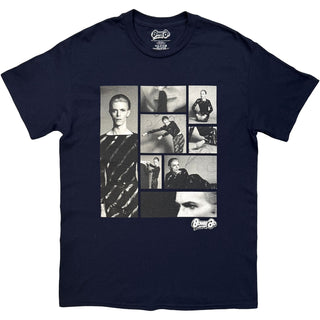 David Bowie T-Shirt: Starman Montage (Navy Blue)
