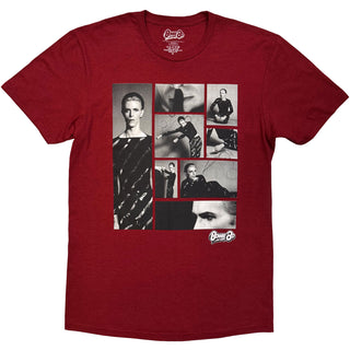 David Bowie T-Shirt: Starman Montage (Red)