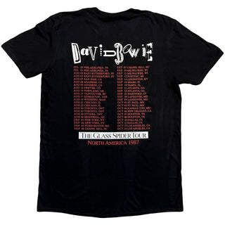 David Bowie T-Shirt: Glass Spider Tour (Back Print)
