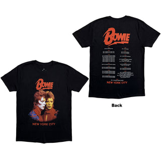 David Bowie T-Shirt: New York City (Back Print)