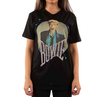 David Bowie Embellished T-Shirt: Vintage '83
