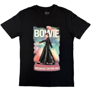 David Bowie Embellished T-Shirt: Moonage 11 Fade
