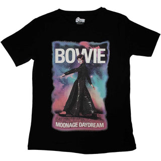 David Bowie Ladies T-Shirt: Moonage 11 Fade