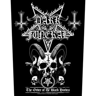 Dark Funeral Back Patch: Order Of The Black Hordes