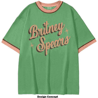 Britney Spears Ringer T-Shirt: Retro Text